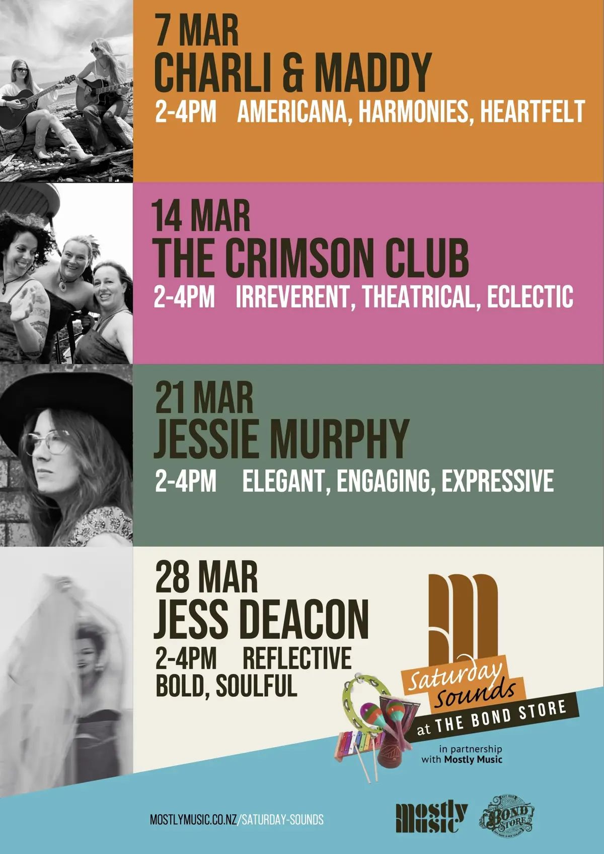 Saturday Sounds March 2026